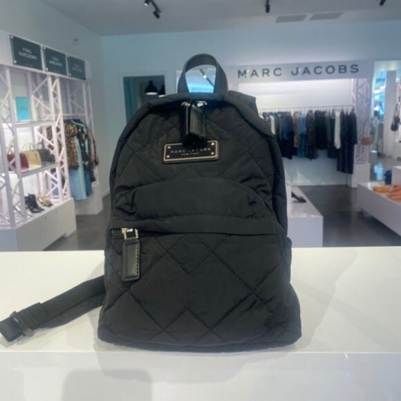 Marc Jacobs Quilted Nylon Mini Backpack M0016679-BLACK - Picture 2 of 11
